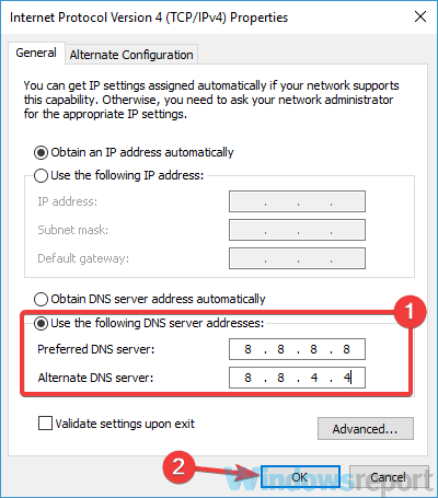 dns zmieniają czat