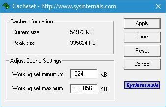 sysinternals-cachesize