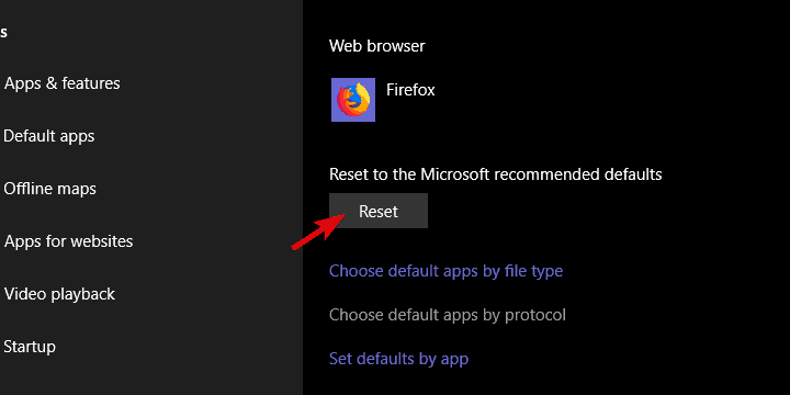 Windows 10 wygrał't allow firefox as default browser