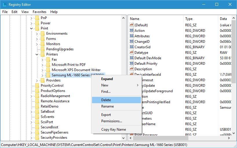 cant-remove-printer-regedit-2