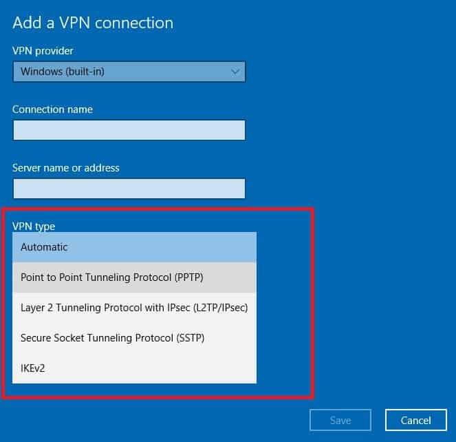 VPN nie jest kompatybilny z Windows 10