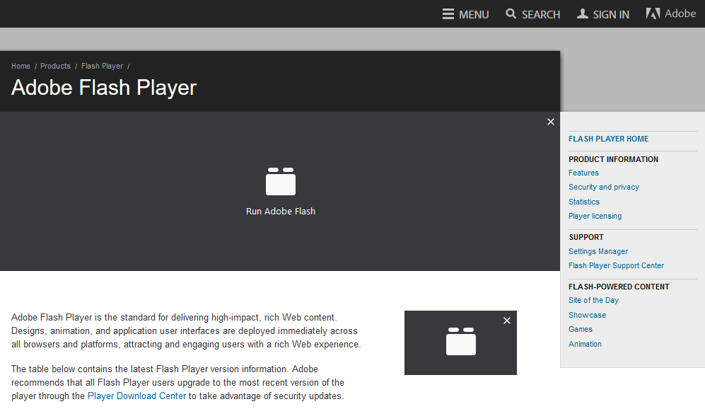 Mozilla Firefox odblokowuje zawartość Flash Adobe
