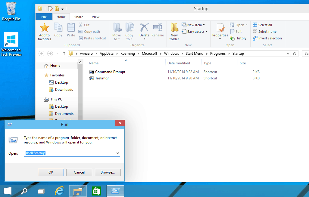 Polecenia powłoki w systemie operacyjnym Windows 10