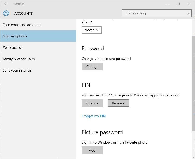 0x8009002d-Windows-10-usuń-pin