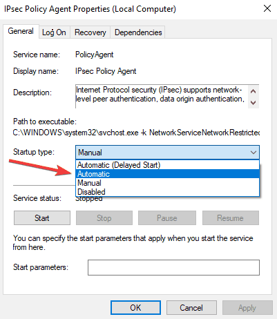 Błąd VPN systemu Windows 10 789