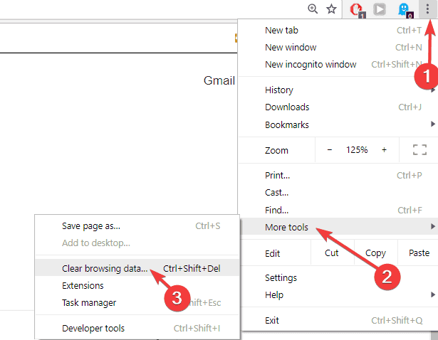 wyczyść pliki cookie pamięci podręcznej Chrome