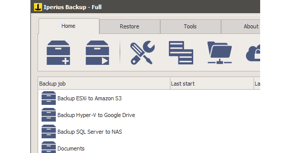 Kopia zapasowa Hyper-v Iperius Backup