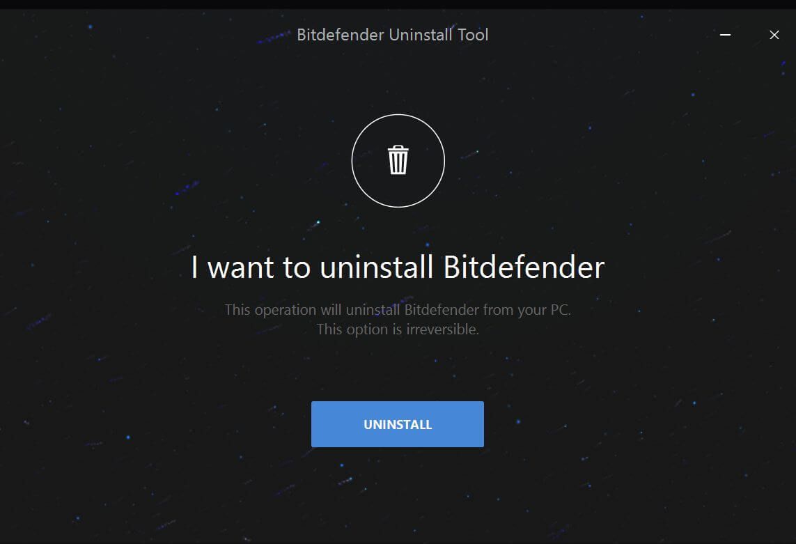 Deinstalator Bitdefender