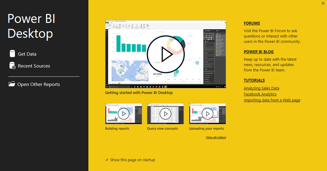 Oprogramowanie Power BI Desktop Wygrał Power BI't refresh