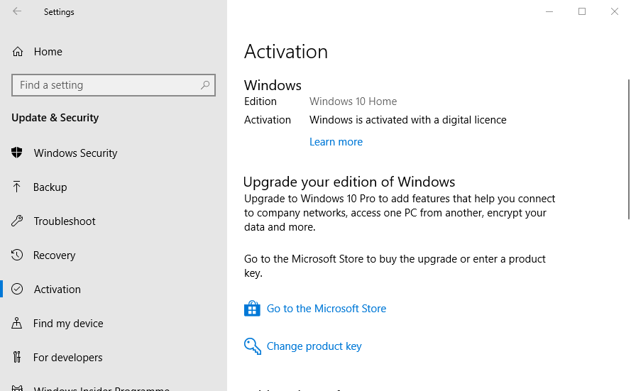 Karta Aktywacja, jak długo można używać systemu Windows 10 bez aktywacji