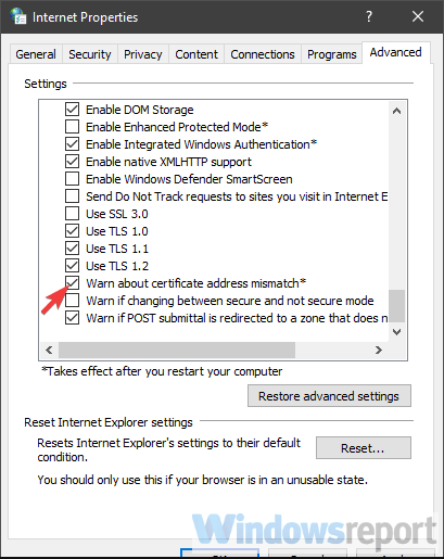 błąd certyfikatu Wi-Fi w systemie Windows 10