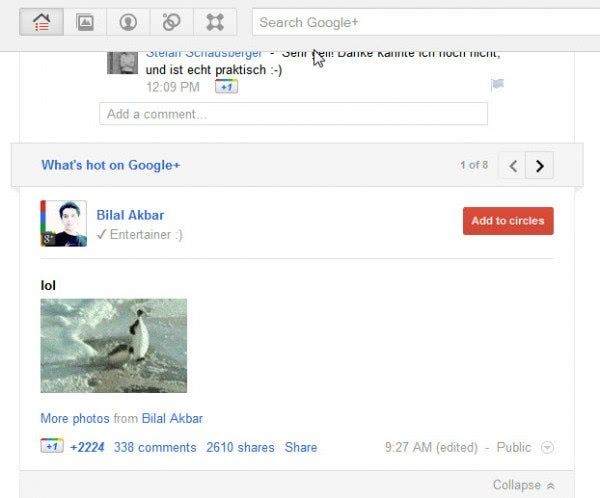 google plus co jest na topie