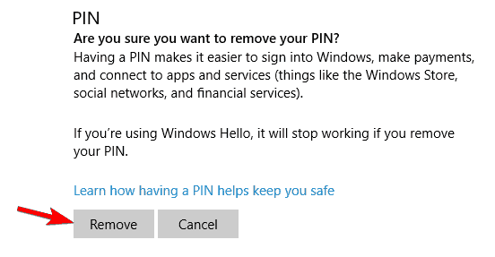 Windows 10 wygrał't let me add a PIN