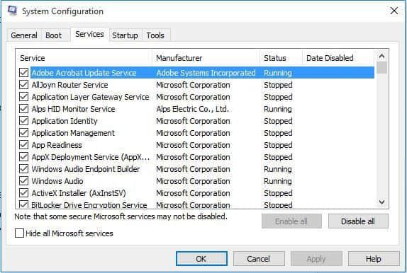 ekran logowania Windows 10 wolny, zablokowany, zamrożony