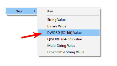 nowy przeciek pamięci w edytorze rejestru dword Msmpeng.exe