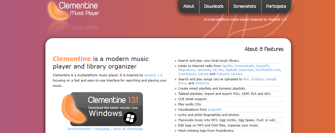 Clementine - organizator muzyki