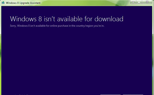 Windows 8.1 isn't available for download