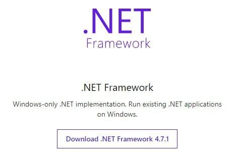 .Net Framework wersja 4.7.1