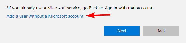 dodaj użytkownika bez konta Microsoft Windows 10 wygrał't let me sign into my computer