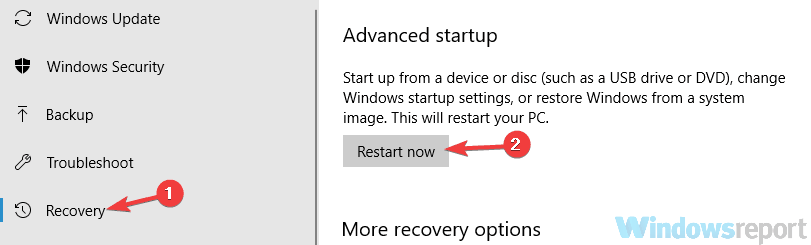 pokrywa typu pro pro Surface nie't work restart now button