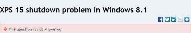 xps 15 problem z zamykaniem systemu Windows 8.1