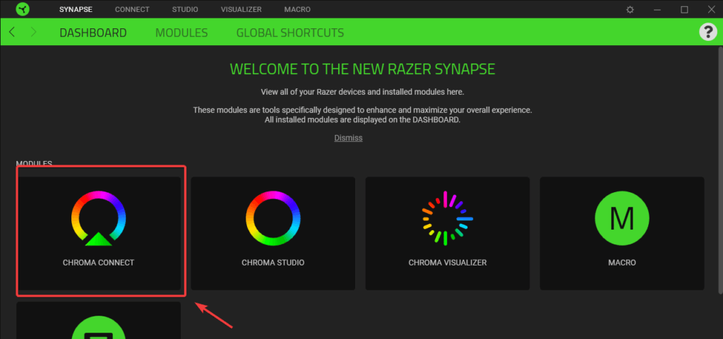 Chroma Connect Aplikacja Razer Chroma nie't work