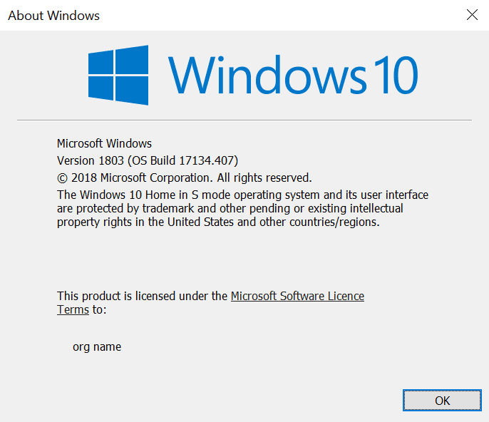 tryb Windows 10 Home