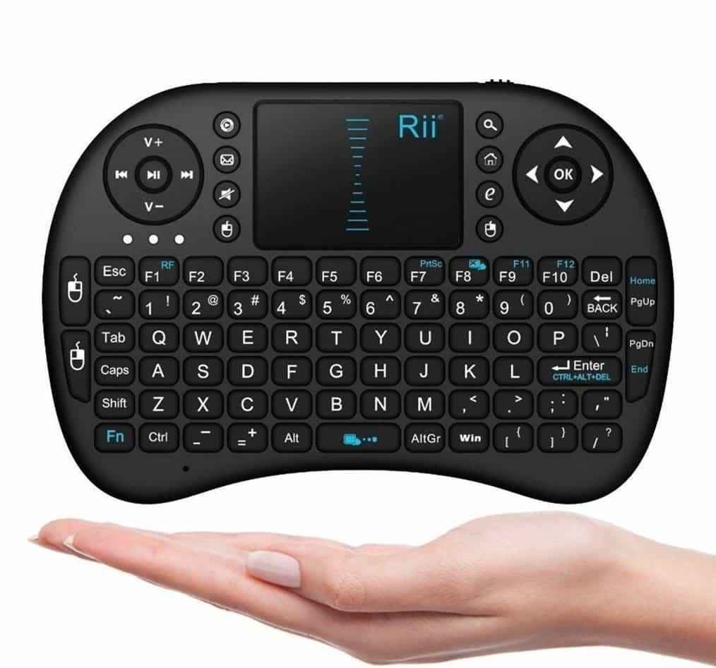 Klawiatura Rii I8 Mini 2.4 GHz Wireless Touchpad Klawiatura bezprzewodowa z gładzikiem