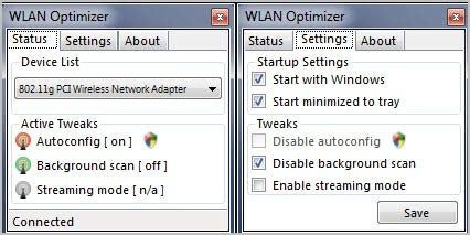 Optymalizator wlan