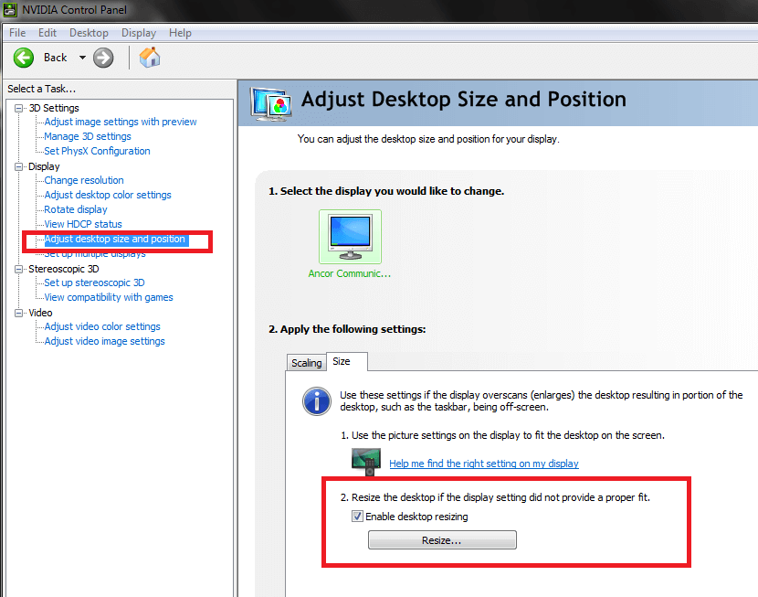 Windows 10 nie działa't fit to screen