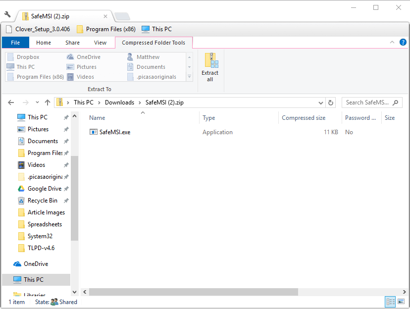 Zbieranie wymaganych informacji Błąd Instalatora Windows