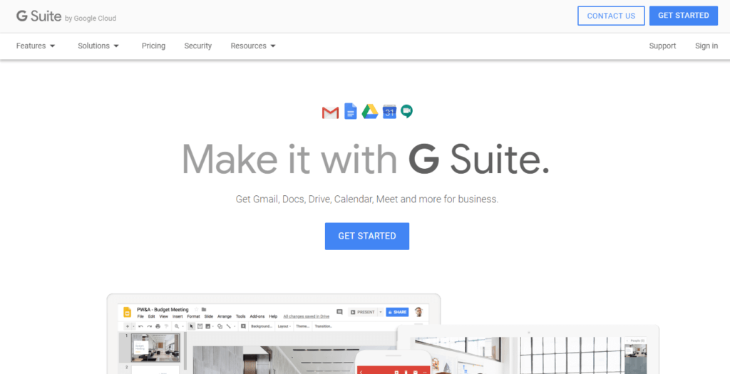 G Suite - klient poczty e-mail dla małych firm