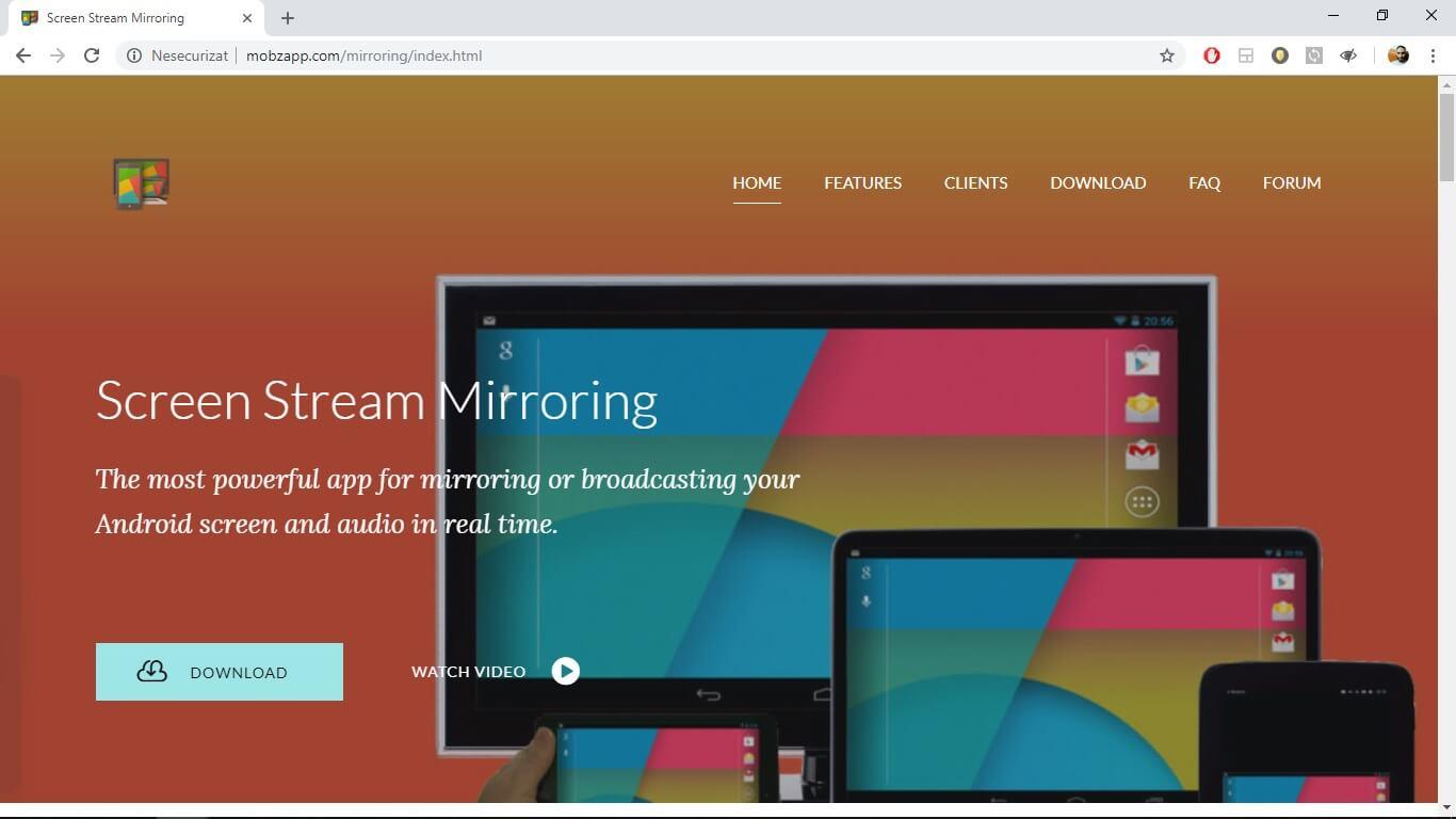 Mirroring ScreenStream