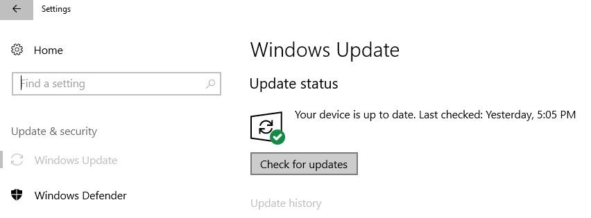 zainstaluj aktualizacje systemu Windows 10