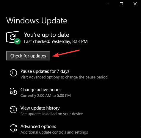 Aktualizacje systemu Windows 10 - Coś poszło nie tak i perspektywy nie mogły't update your password