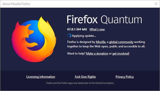 Informacje o przeglądarce okien Mozilla Firefox nie obsługuje przesyłania folderów