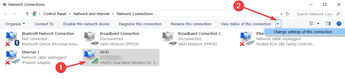 skonfigurować połączenie Wi-Fi