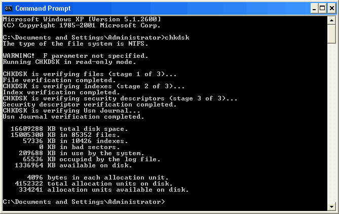 Program Chkdsk.Exe działa przy każdym uruchomieniu systemu