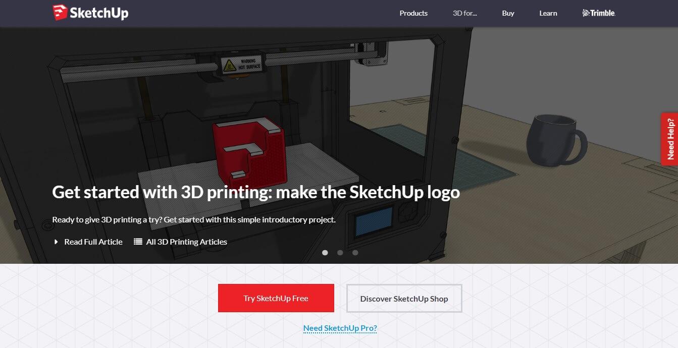 Oprogramowanie do drukowania SketchUP 3D