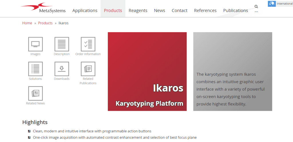 Ikaros - oprogramowanie do kariotypowania