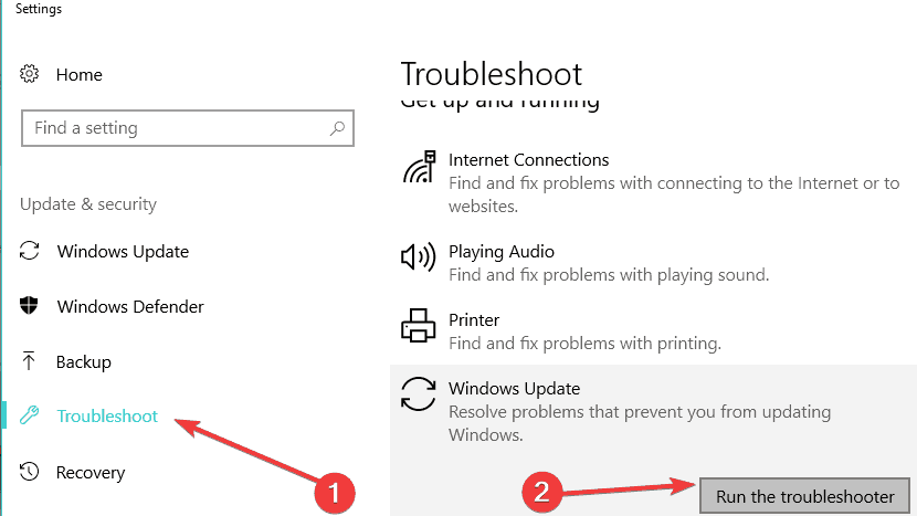 naprawiono wygraną aktualizacji systemu Windows't show up