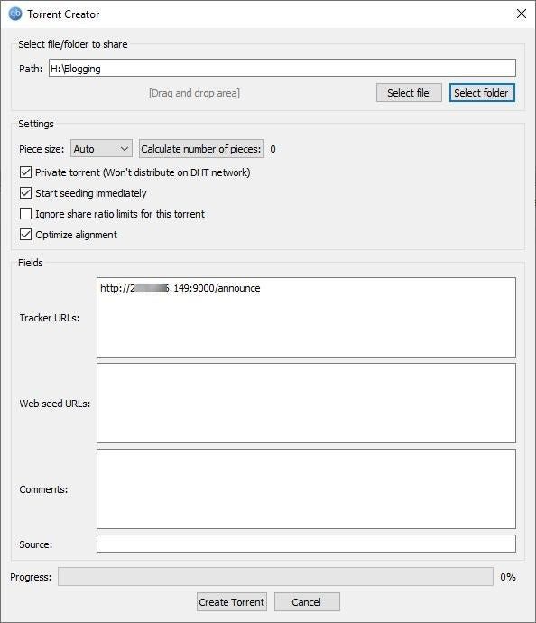Jak stworzyć prywatny torrent za pomocą qBittorrent