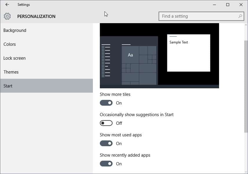 sugestie wyszukiwania w systemie Windows 10