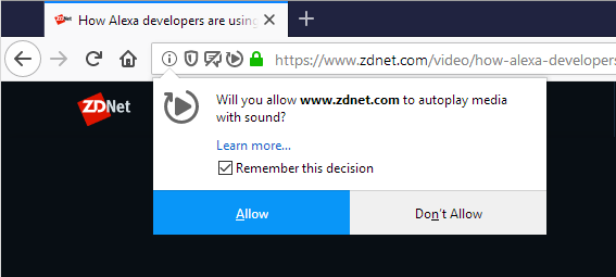 monit autoodtwarzania firefox