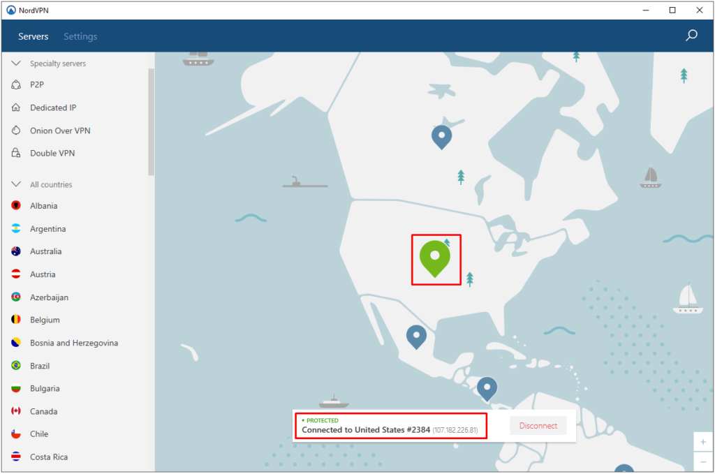 NordVPN - odblokuj strony internetowe