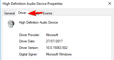 Ikona głośności nie działa Domyślny sterownik audio urządzenia odtwarzającego Windows 10