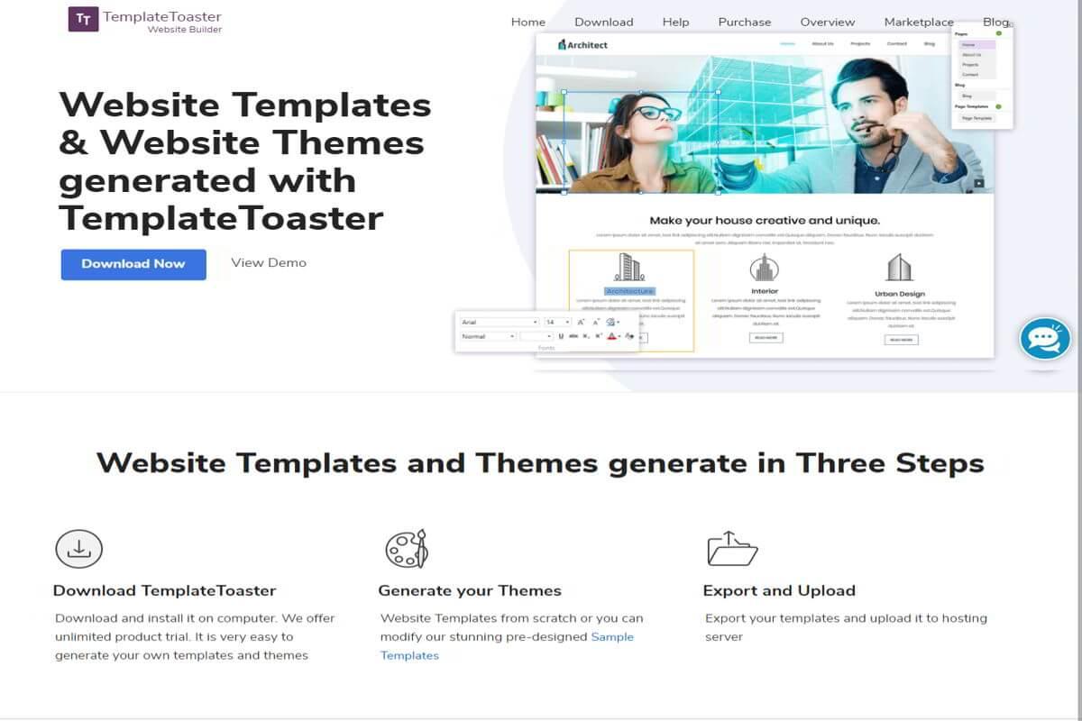 Template Toaster najlepsze oprogramowanie do tworzenia dynamicznych stron internetowych