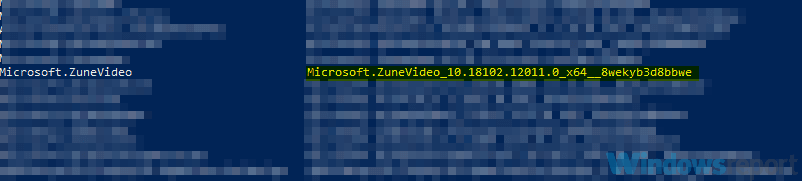 Nazwa produktu PowerShell jest wyszarzona