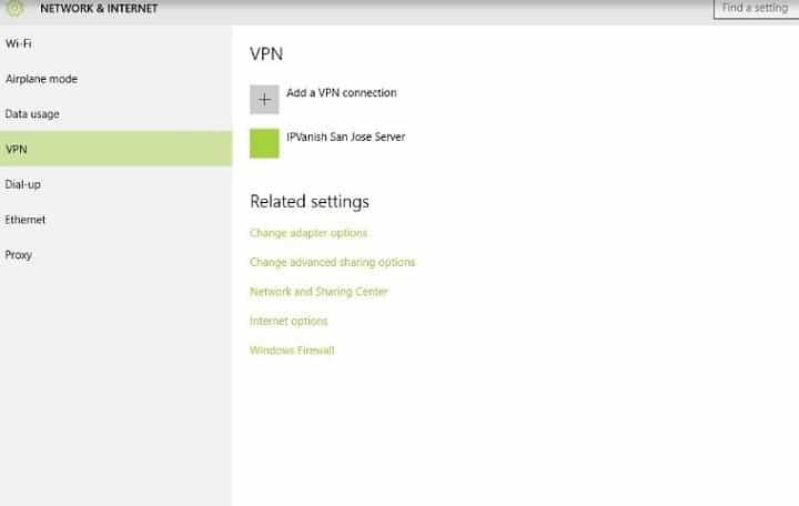 oprogramowanie klienckie Windows XP VPN