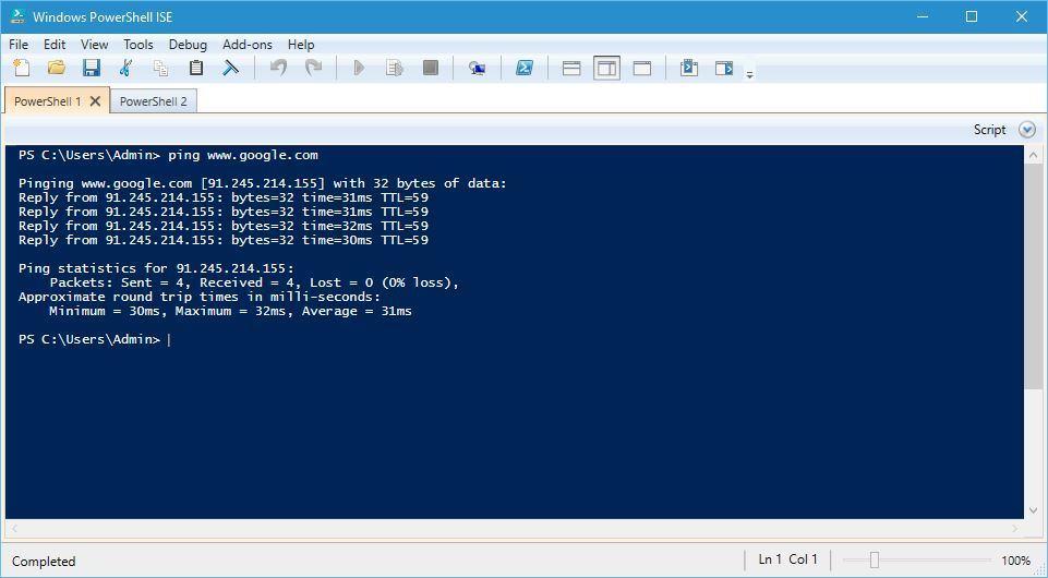 powershell-ise